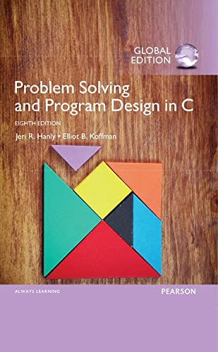 Problem Solving and Program Design in C, Global Edition 8th Edition (PDF Instant Download)