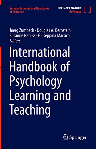 International Handbook of Psychology Learning and Teaching  Edition (PDF Instant Download)