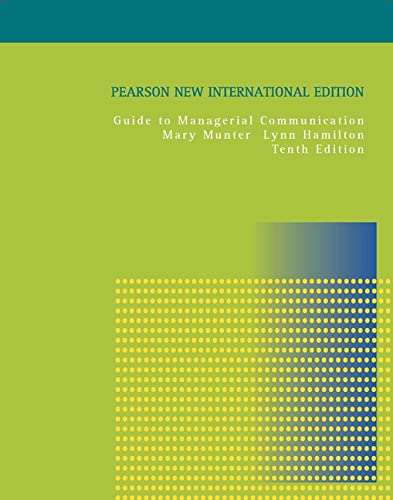 Guide to managerial communication Tenth edition Edition (PDF Instant Download)