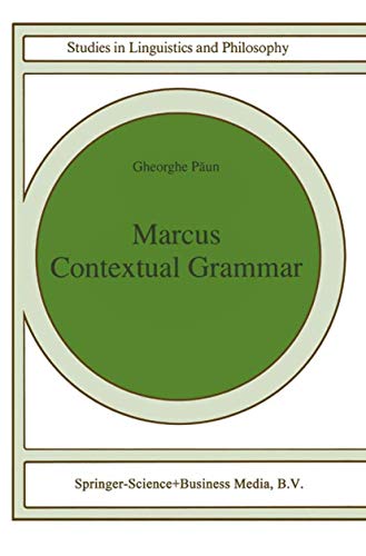 Marcus Contextual Grammars 1 Edition (PDF Instant Download)