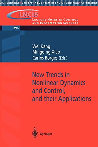 New Trends in Nonlinear Dynamics and Control, and their Applications 1 Edition (PDF Instant Download)