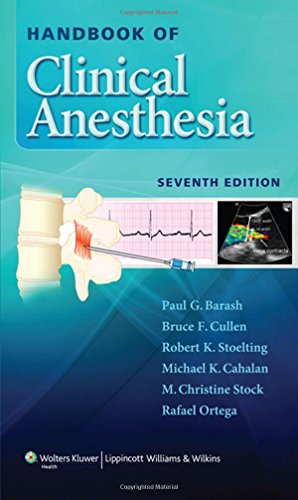 Handbook of Clinical Anesthesia 7 Edition (PDF Instant Download)