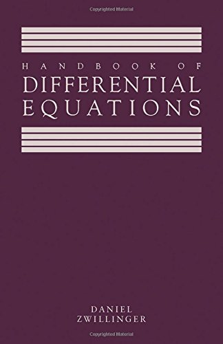 Handbook Differential Equations  Edition (PDF Instant Download)