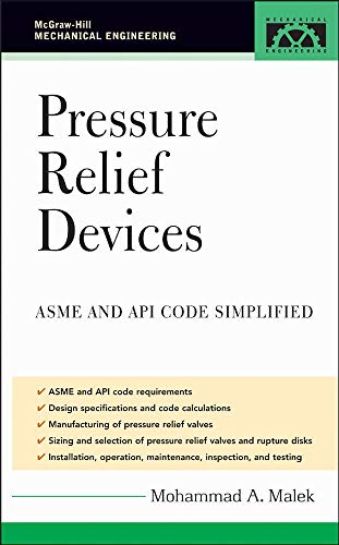 Pressure Relief Devices (McGraw-Hill Mechanical Engineering) 1 Edition (PDF Instant Download)