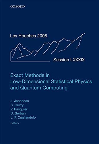 Exact Methods in Low-dimensional Statistical Physics and Quantum Computing  Edition (PDF Instant Download)