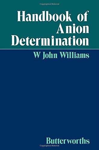 Handbook of Anion Determination  Edition (PDF Instant Download)
