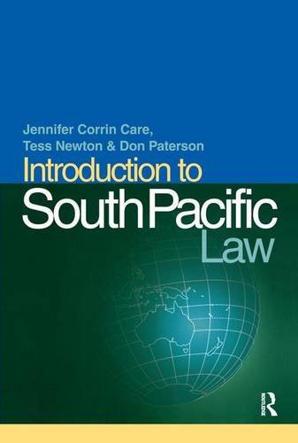 Introduction to South Pacific Law 1 Edition (PDF Instant Download)