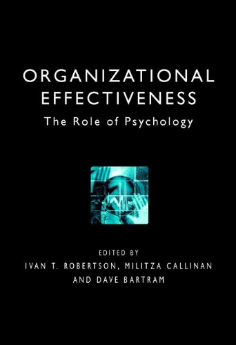 Organizational Effectiveness: The Role of Psychology 1 Edition (PDF Instant Download)