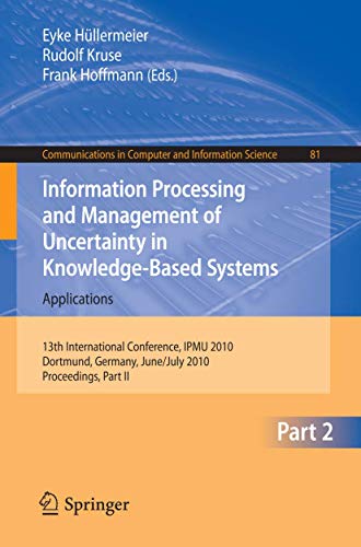 Information Processing and Management of Uncertainty in Knowledge-Based Systems, Part II 1st Edition. Edition (PDF Instant Download)