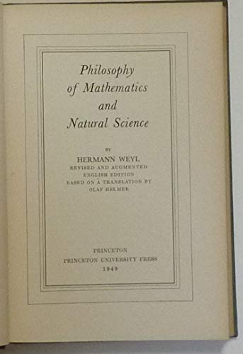 Philosophy of Mathematics and Natural Science 1 Edition (PDF Instant Download)