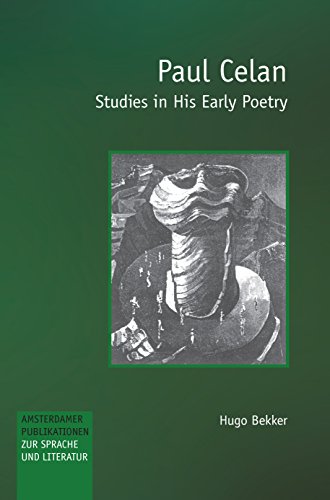 Paul Celan studies in his early poetry  Edition (PDF Instant Download)