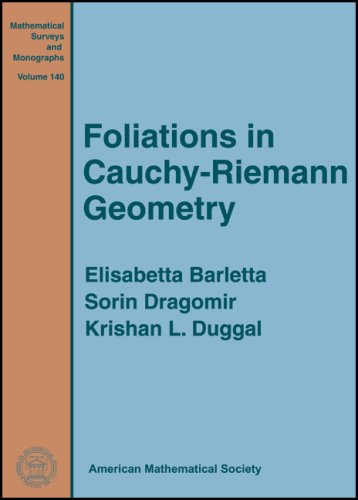 Foliations in Cauchy-Riemann Geometry (Mathematical Surveys and Monographs)  Edition (PDF Instant Download)