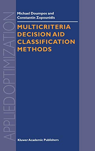 Multicriteria Decision Aid Classification Methods (Applied Optimization) 1 Edition (PDF Instant Download)