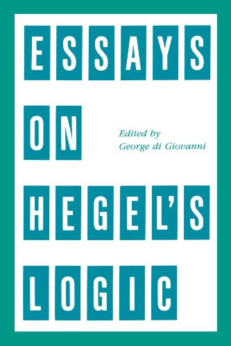 Essays on Hegel's Logic  Edition (PDF Instant Download)
