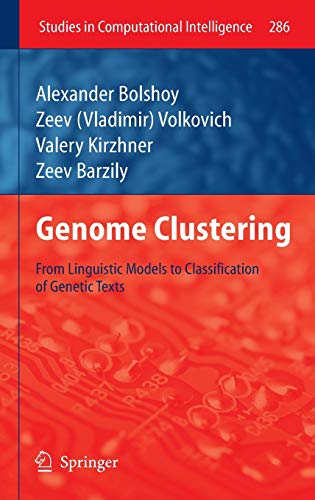Genome Clustering: From Linguistic Models to Classification of Genetic Texts 1 Edition (PDF Instant Download)