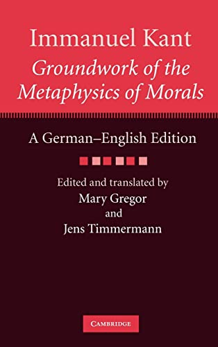 Groundwork of the Metaphysics of Morals: A German-English Edition  Edition (PDF Instant Download)