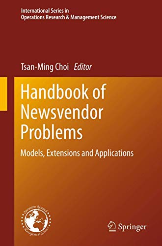 Handbook of Newsvendor Problems : Models, Extensions and Applications  Edition (PDF Instant Download)