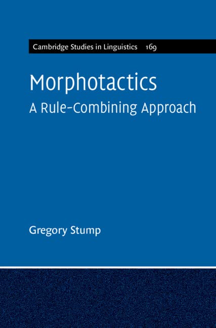 Morphotactics: A Rule-Combining Approach  Edition (PDF Instant Download)