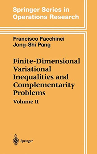 Finite-Dimensional Variational Inequalities and Complementarity Problems 1 Edition (PDF Instant Download)