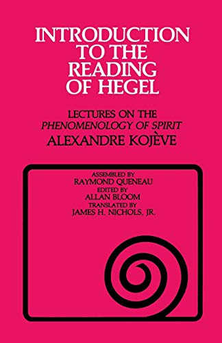 Introduction to the Reading of Hegel: Lectures on the Phenomenology of Spirit  Edition (PDF Instant Download)