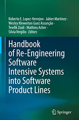 Handbook of Re-Engineering Software Intensive Systems into Software Product Lines  Edition (PDF Instant Download)