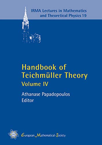 Handbook of Teichmuller theory, Vol.4  Edition (PDF Instant Download)