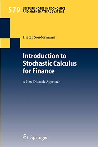 Introduction to Stochastic Calculus for Finance: A New Didactic Approach (Lecture Notes in Economics and Mathematical Systems) 1 Edition (PDF Instant Download)