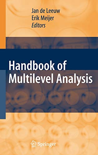Handbook of  Multilevel Analysis 1 Edition (PDF Instant Download)
