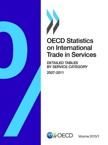 OECD statistics on international trade in services. Volume 2013/1, Detailed tables by service category 2007-2011.  Edition (PDF Instant Download)
