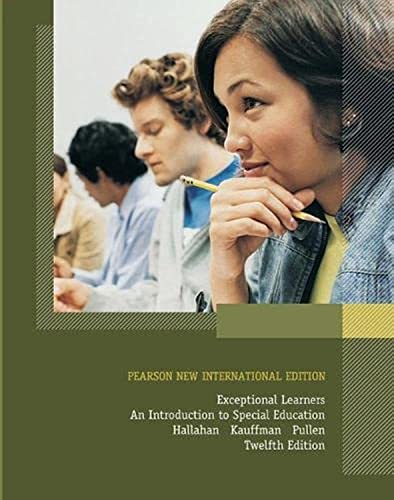 Exceptional learners. 12 Pearson new international Edition (PDF Instant Download)