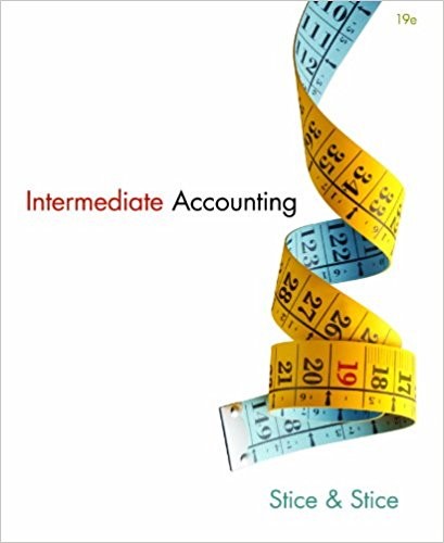Intermediate Accounting 19th Edition by Earl K. Stice (PDF Instant Download)