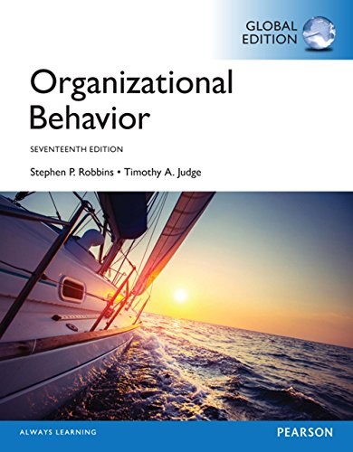 Organizational Behavior 17th Global Edition (PDF Instant Download)