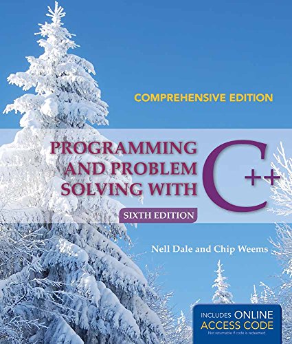Programming and Problem Solving with C++: Comprehensive (6th Edition) (PDF Instant Download)