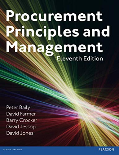 Procurement Principles and Management 11th Edition (PDF Instant Download)