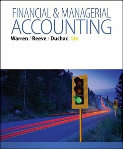 Financial Managerial Accounting 13 edition (PDF Instant Download)