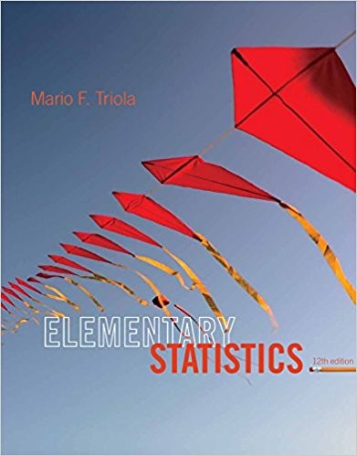 Elementary Statistics 12th Edition by Mario F. Triola (PDF Instant Download)