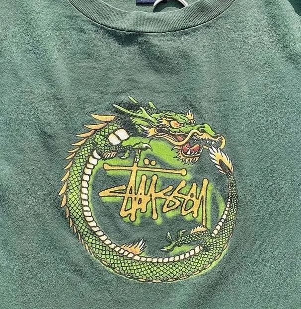 90s Stussy Dragons T-Shirt Outfit90s Stussy Dragons T-Shirt Outfit