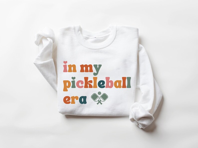 In My Pickleball Era Sweatshirt, Pickleball Shirt, Gift For Pickleball Lover, Gifts For Women Pickleball, Pickleball Gift, Gifts For PlayersIn My Pickleball Era Sweatshirt, Pickleball Shirt, Gift For Pickleball Lover, Gifts For Women Pickleball, Pickleball Gift, Gifts For Players
