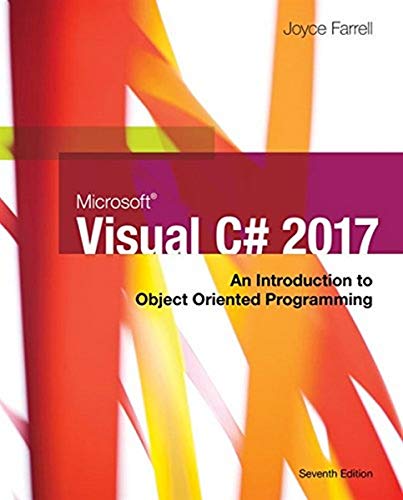 Microsoft Visual C#: An Introduction to Object-Oriented Programming (7th Edition) (PDF Instant Download)