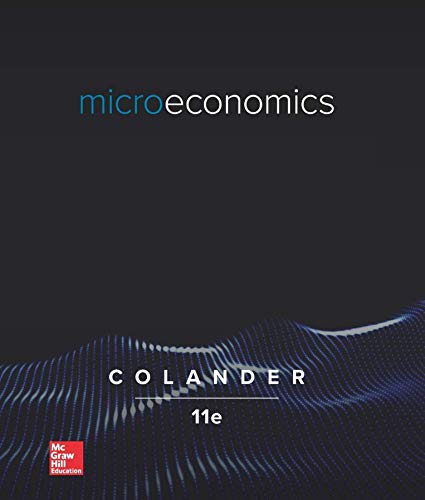 Microeconomics (11th Edition) ? David Colander (PDF Instant Download)