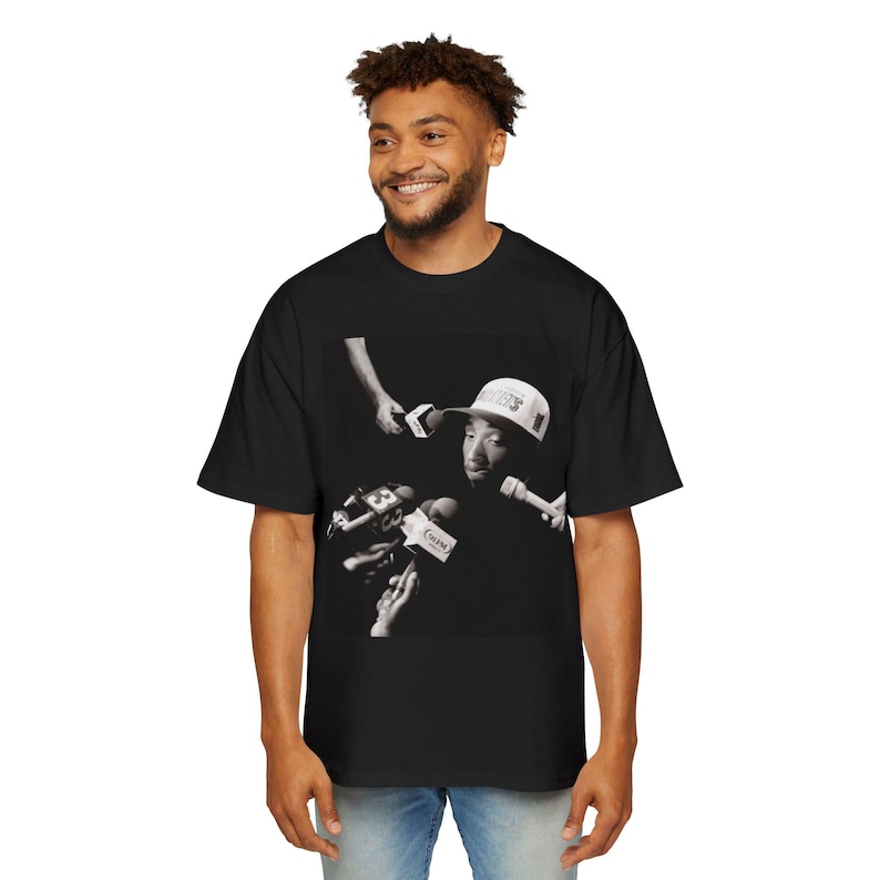 Kobe Bryant Oversized Graphic Tee, Streetwear Fashion Shirt, Casual Summer Top, Unique Gift for Men, Statement Tee for Music Lovers