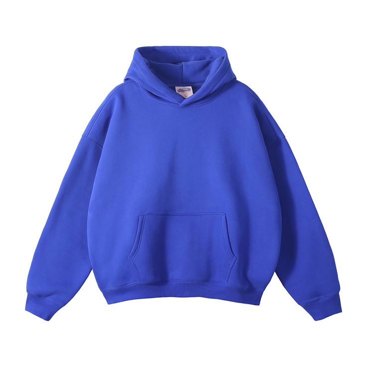 Oversized Solid Color Fleece Hoodie,Dropped Shoulder HEAVY-WEIGHT HOOD,Unisex Streetwear Sweatshirt,Trendy Aesthetic Thick Hooded Sweatshirt For Men And Women