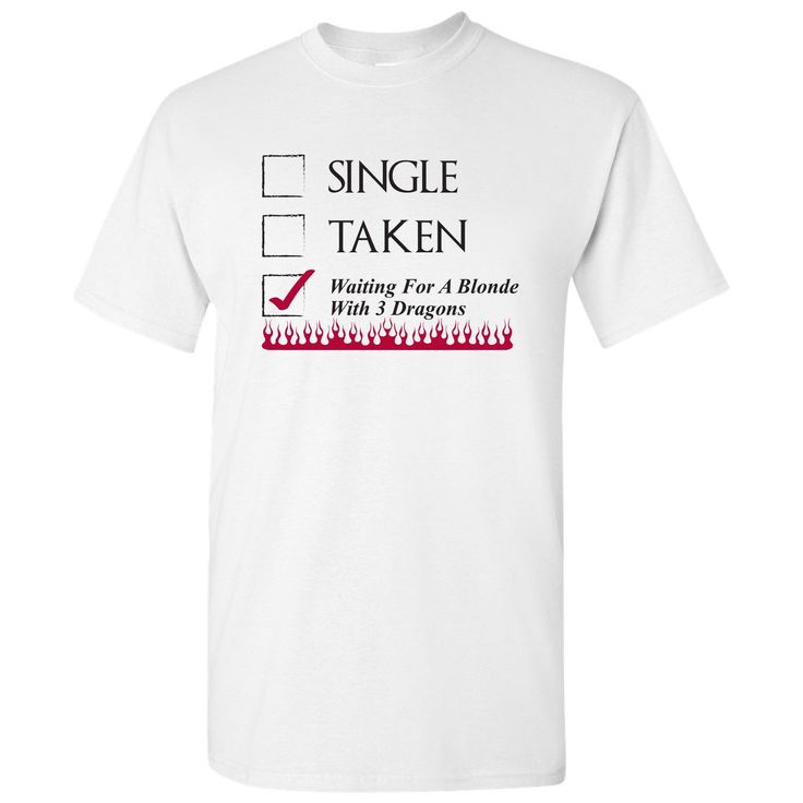 Waiting for A Blonde with Three Dragons - Funny Fantasy TV Books T Shirt For Men And Women