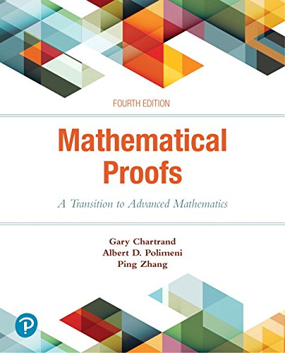 Mathematical Proofs 4th Edition By Gary Chartrand (PDF Instant Download)