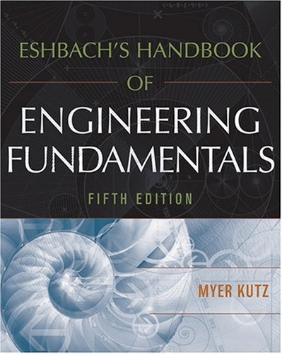Eshbach's Handbook of Engineering Fundamentals 5 Edition (PDF Instant Download)