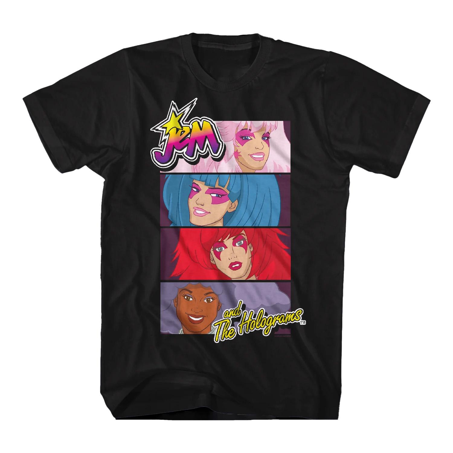 Band Panels Jem And The Holograms T-Shirt