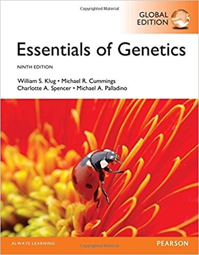 Essentials of Genetics 9th Global Edition (PDF Instant Download)
