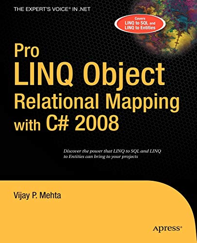 LINQ Object Relational Mapping with C# 2008   Edition (PDF Instant Download)