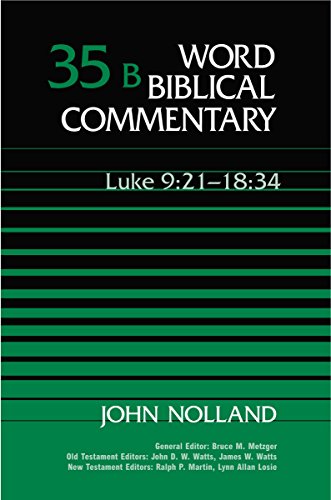 Luke 9:21-18:34  Edition (PDF Instant Download)