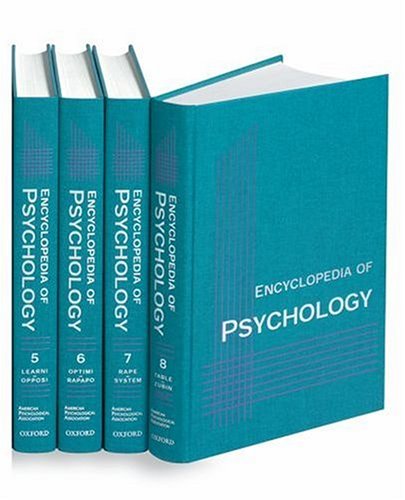 Encyclopedia of Psychology: 8-Volume Set 1 Edition (PDF Instant Download)